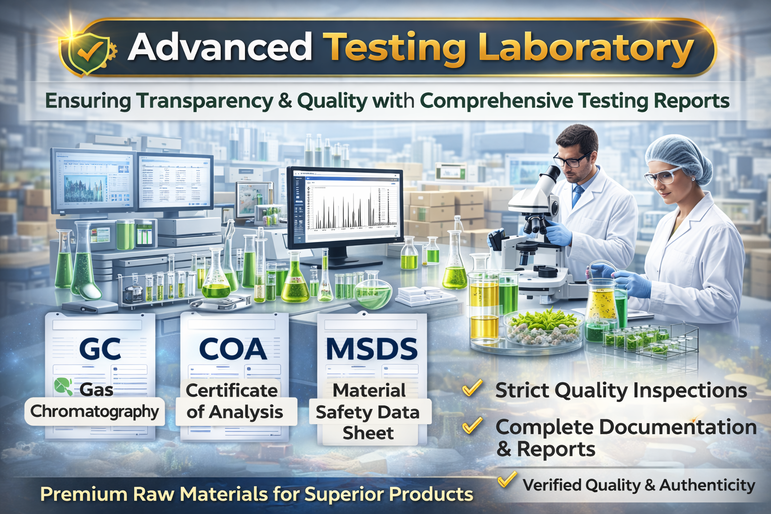 Advanced testing in modern laboratory